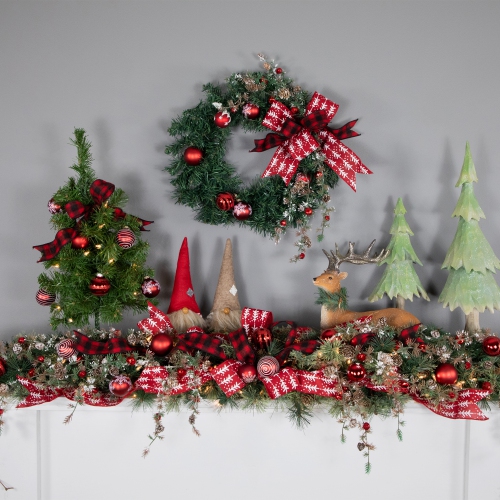 18" Pre-Lit Medium Blackwater Fir Artificial Christmas Tree - Clear Lights