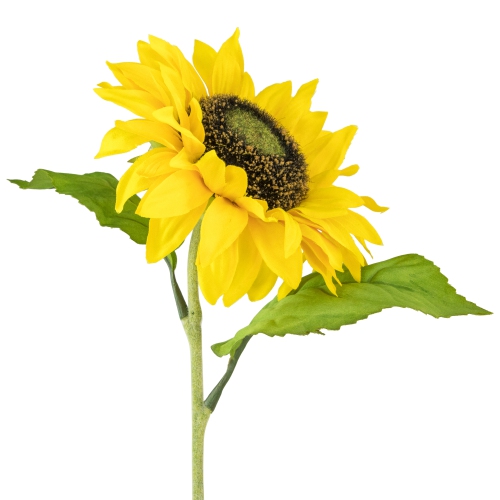25" Yellow Artificial Sunflower Spray