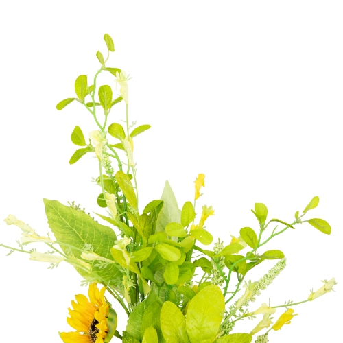 33" Sunflower and Wildflower Artificial Floral Silk Spray