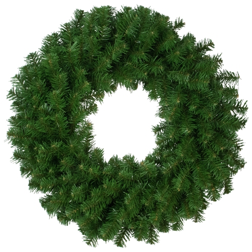 Deluxe Dorchester Full Pine Artificial Christmas Wreath, 24-Inch, Unlit