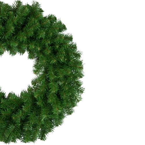 Deluxe Dorchester Full Pine Artificial Christmas Wreath, 24-Inch, Unlit