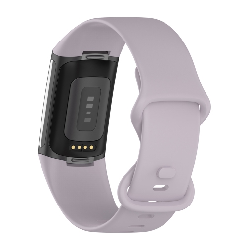 Compatible avec le bracelet ajustable charge 5 de Fitbit, bracelet silicone souple de remplacement pour hommes et femmes