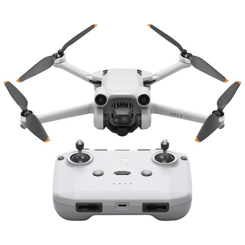 Drone quadricoptère Mini 3 Pro de DJI avec caméra et manette