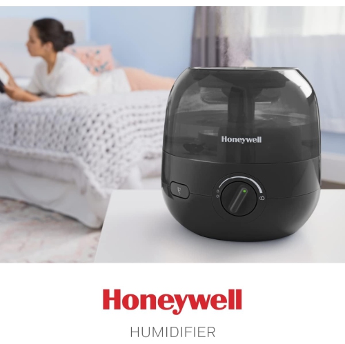 Ultrasonic Humidifier - 0.5 Gallon, Black