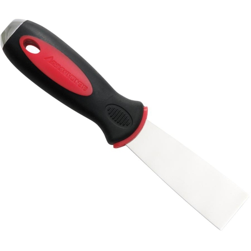Stiff Putty Knife - with Ergonomic Grip Handle, 1-1/4"