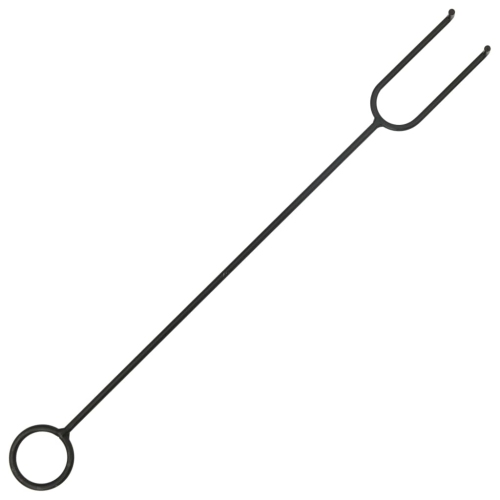 Foyer de jardin VidaXL avec tisonnier 31,9 x 31,9 x 18,5 po, très très très grand acier