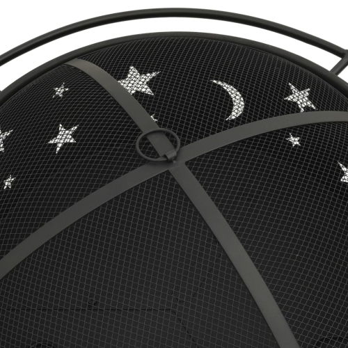 Foyer à bois VIDAXL avec tisonnier 29,9XXL en acier