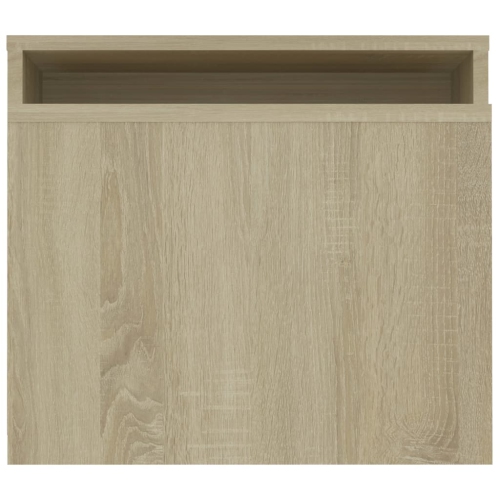 vidaXL Coffee Table Set Sonoma Oak 39.4"x18.9"x15.7" Chipboard