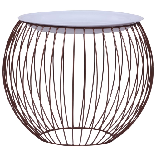 Table basse ronde VividaXL Gold Ø 16.1 po