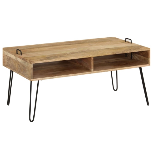 VIDAXL  Coffee Table Solid Wood 39.4"x23.6"x17.7" In Mango