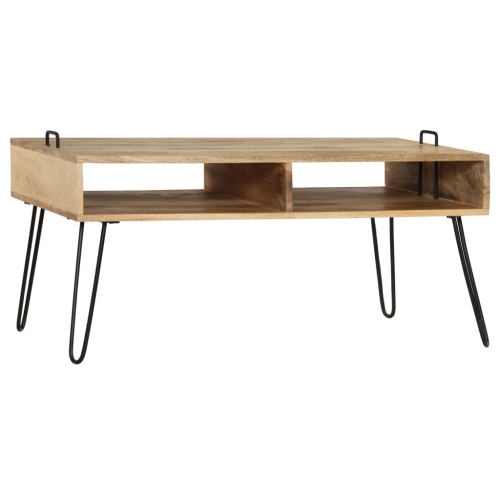 vidaXL Coffee Table Solid Mango Wood 39.4"x23.6"x17.7"