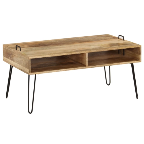 vidaXL Coffee Table Solid Mango Wood 39.4"x23.6"x17.7"