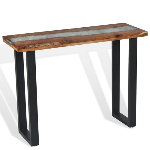 vidaXL Console Table Teak 39.4"x13.8"x29.5"