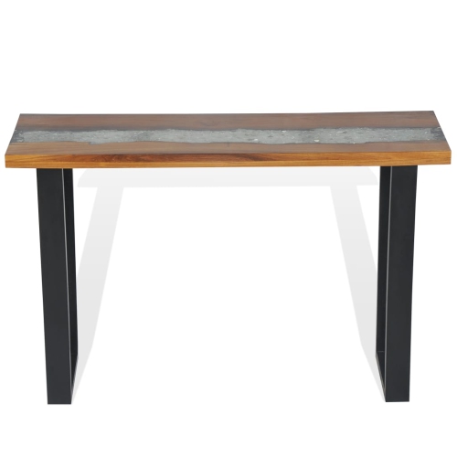 vidaXL Console Table Teak 39.4"x13.8"x29.5"