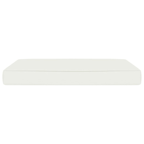 vidaXL Floor Pallet Cushion 23.6"x23.6"x2.4" Cream Fabric