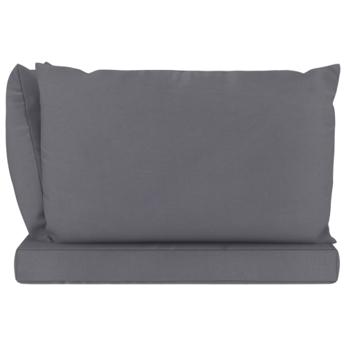 vidaXL Pallet Sofa Cushions 3 pcs Anthracite Fabric