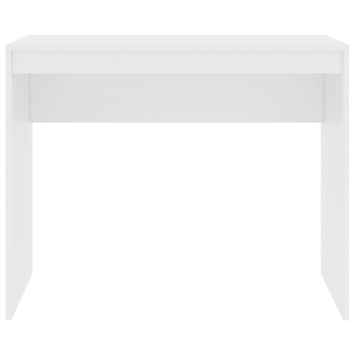 vidaXL Desk White 35.4"x15.7"x28.3" Chipboard