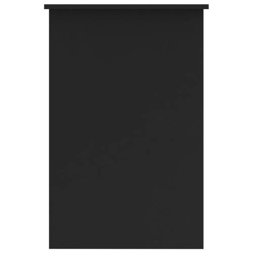 vidaXL Desk Black 39.4"x19.7"x29.9" Chipboard