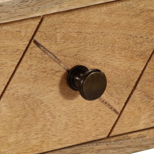 vidaXL Writing desk with Drawers Solid Mango Wood 43.3"x19.7"x29.9"