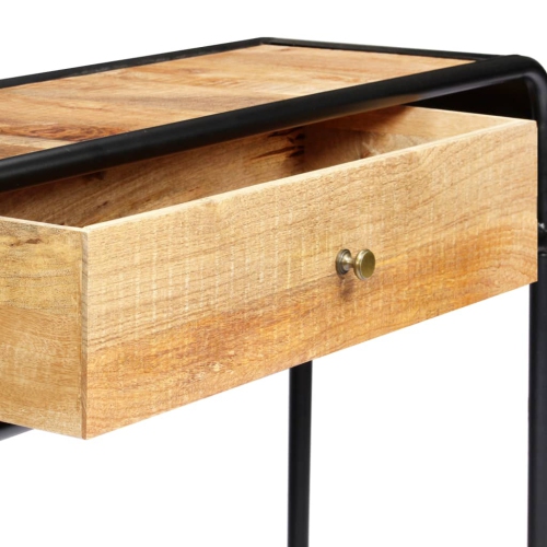 Console VidaXL de 46.5 x 11,8 x 29,5 po en bois de manguier massif
