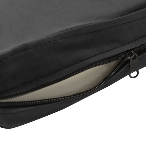 vidaXL Dog Sofa Dark Gray 28.3"x17.7"x11.8" Plush