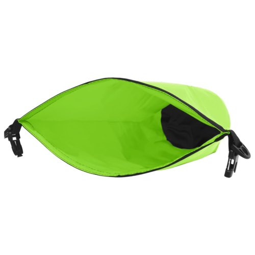 Sac étanche VidaXL avec fermeture à glissière, vert, 7.9 gal, PVC