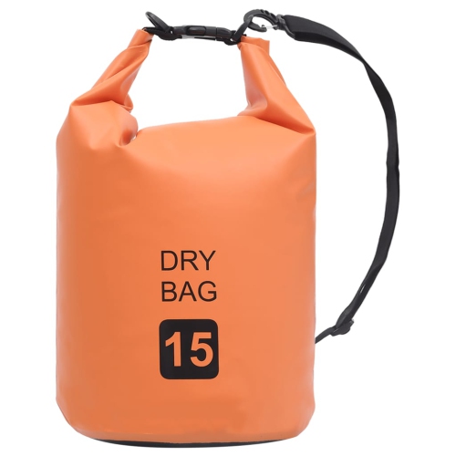 VIDAXL  Dry Bag 4 Gal Pvc In Orange