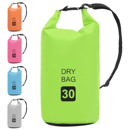 Sac étanche VidaXL, vert, 7.9 gal, PVC