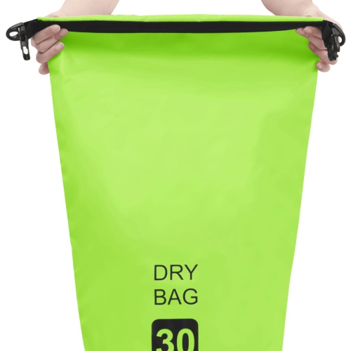 Sac étanche VidaXL, vert, 7.9 gal, PVC