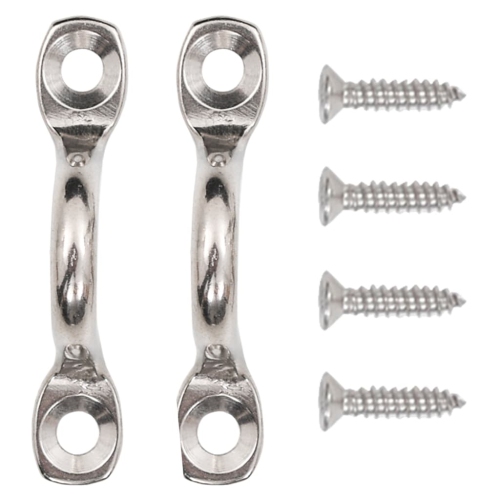 Sangles supérieures vidaXL, 2 pièces, tissu et acier inoxydable