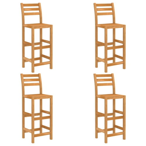 vidaXL 5 Piece Patio Bar Set Solid Acacia Wood