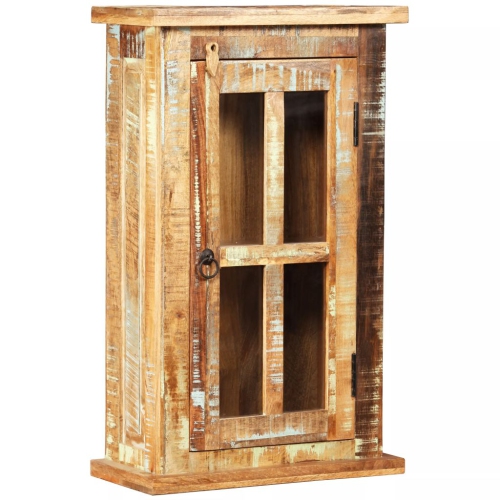 vidaXL Wall Cabinet Solid Reclaimed Wood 17.3"x8.3"x28.3"