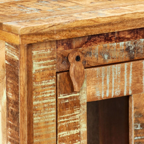 vidaXL Wall Cabinet Solid Reclaimed Wood 17.3"x8.3"x28.3"