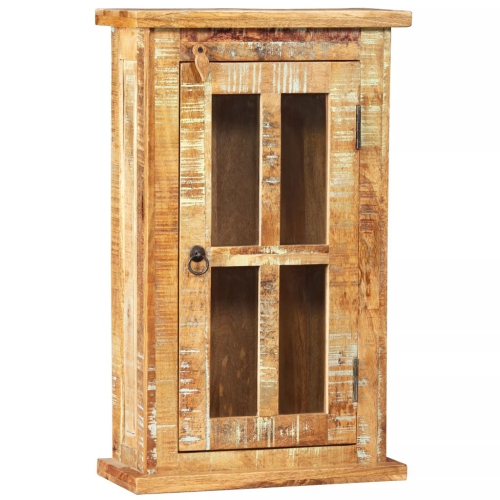 vidaXL Wall Cabinet Solid Reclaimed Wood 17.3"x8.3"x28.3"