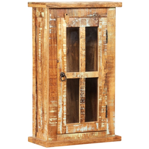 vidaXL Wall Cabinet Solid Reclaimed Wood 17.3"x8.3"x28.3"