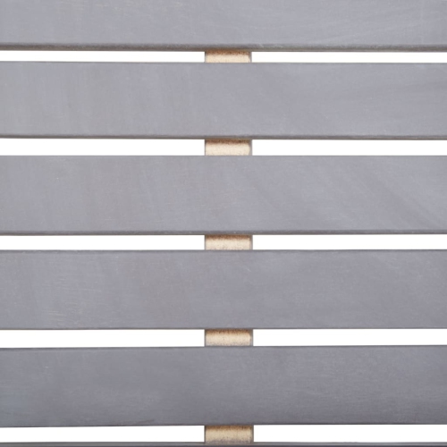 vidaXL 5 Piece Patio Dining Set Gray Solid Acacia Wood