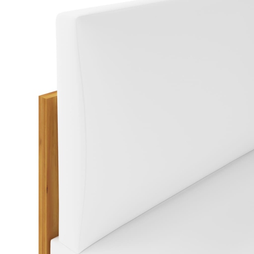 vidaXL 3-Seater Patio Sofa with Cushion Solid Acacia Wood