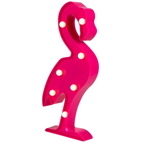 11.75" Pink Flamingo LED Marquee Wall Sign