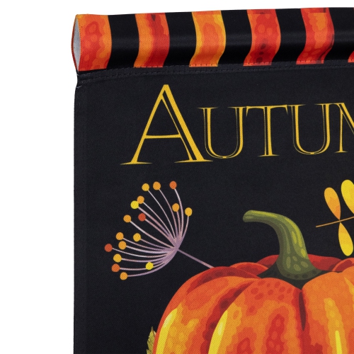 Autumn Blessings and Pumpkins Outdoor Garden Flag 12.5" x 18"