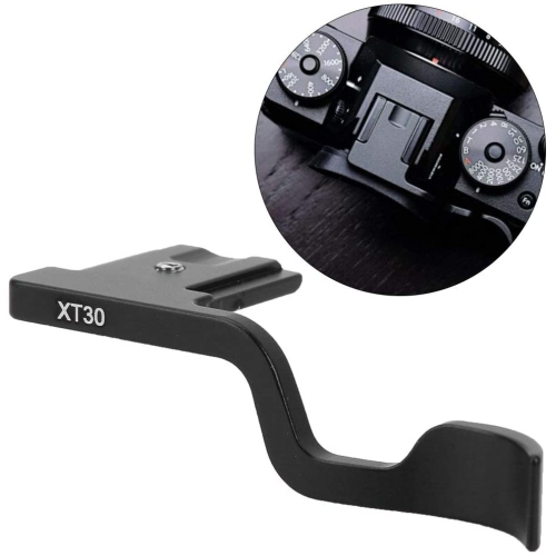 Black Thumb Grip Aluminum Alloy Thumb Up Hand Grip for Fuji XT30 X-T30 Camera
