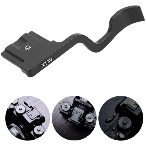 Black Thumb Grip Aluminum Alloy Thumb Up Hand Grip for Fuji XT30 X-T30 Camera