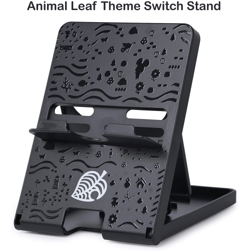 Switch Stand for Nintendo, for Animal Crossing Switch Holder, Adjustable Switch Lite Compact Portable Foldable