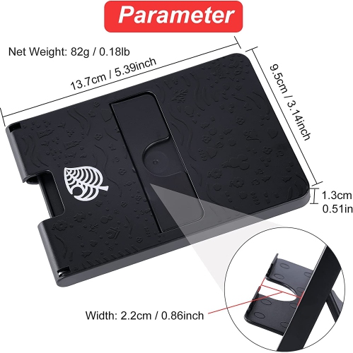 Switch Stand for Nintendo, for Animal Crossing Switch Holder, Adjustable Switch Lite Compact Portable Foldable