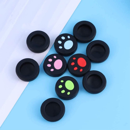 5 Pair/10 PCS Replacement Silicone Analog Controller Joystick Thumb Stick Grips Caps Cover for PS4 PS3 PS2