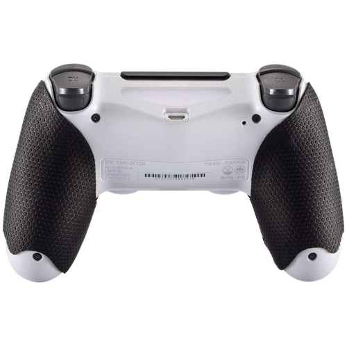 Black Anti-Skid Sweat-Absorbent Controller Grips for Playstation 4 Controller, Professional Textured Soft