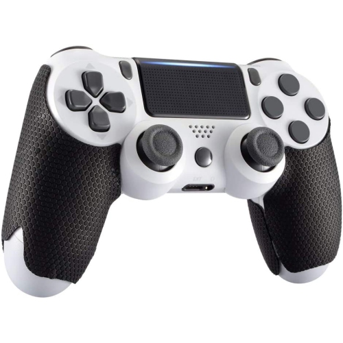 Black Anti-Skid Sweat-Absorbent Controller Grips for Playstation 4 Controller, Professional Textured Soft