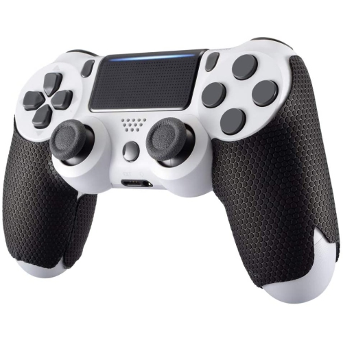 Black Anti-Skid Sweat-Absorbent Controller Grips for Playstation 4 Controller, Professional Textured Soft