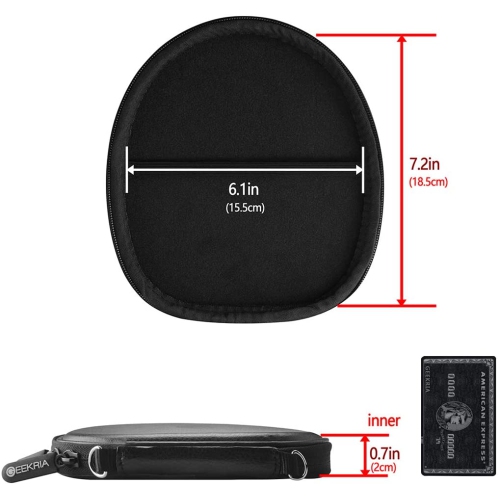 UltraShell Case Compatible with Audio-Technica, Bose, , , LG, , Sony Headphones, Replacement