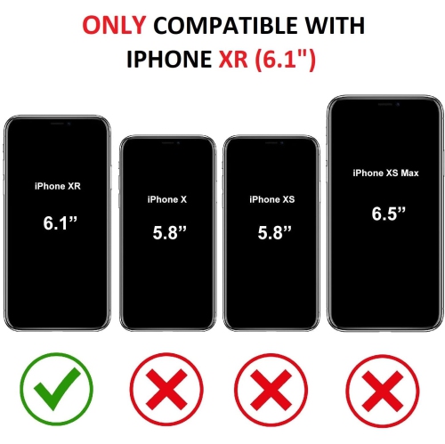 iPhone XR Case - Soft Slim TPU [Crystal Clear] Transparent Protective Back Cover for Apple iPhone XR