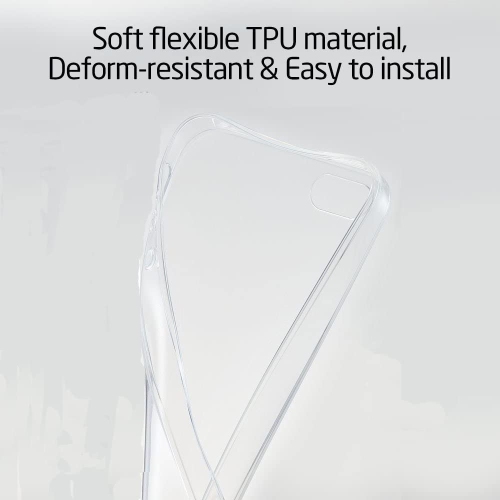 Étui transparent avec design TPU souple et absorption des chocs de Bumkins motif floral mince pour iPhone